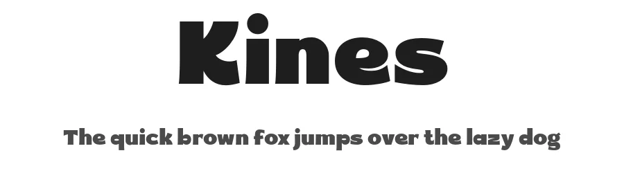 Kines by Fitrah Type — Decorative Font