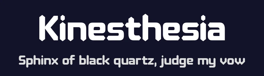 Kinesthesia by Typodermic Fonts — Display Font — thumbnail 2