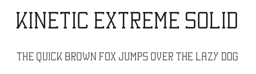Kinetic Extreme Solid