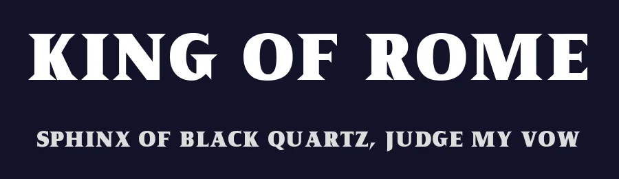 King of Rome by HENRIavecunK Type Co — Decorative Font — thumbnail 2