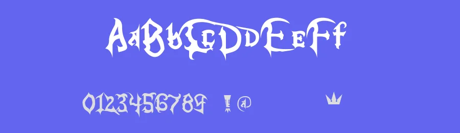Kingdom Hearts by Eliot Truelove — Blackletter Font — thumbnail 3