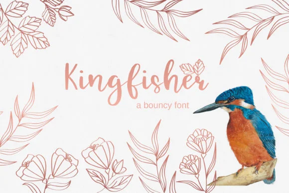 Kingfisher Font by Primafox Design โ Script Handwritten Font