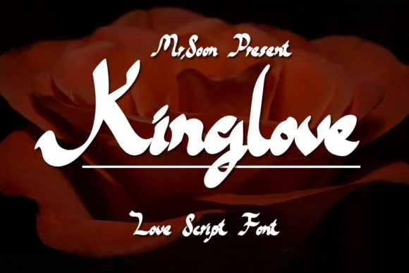 Kinglove Font by Mr.Soon Design — Script Handwritten Font