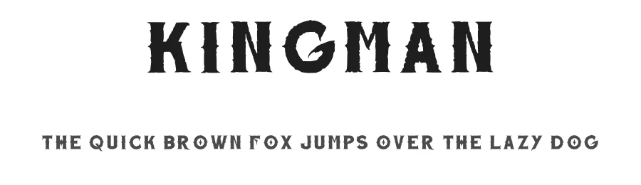 Kingman by Aspek hndz — Blackletter Font