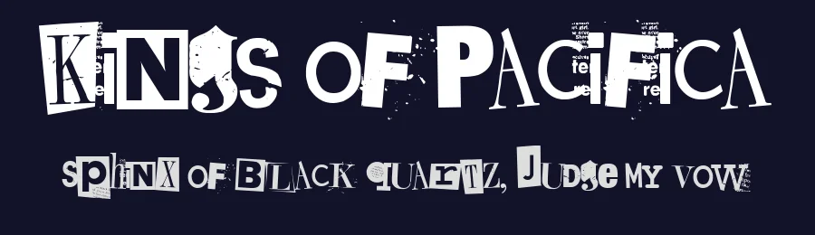 Kings of Pacifica by Dirt2.com - SickCapital — Decorative Font — thumbnail 2