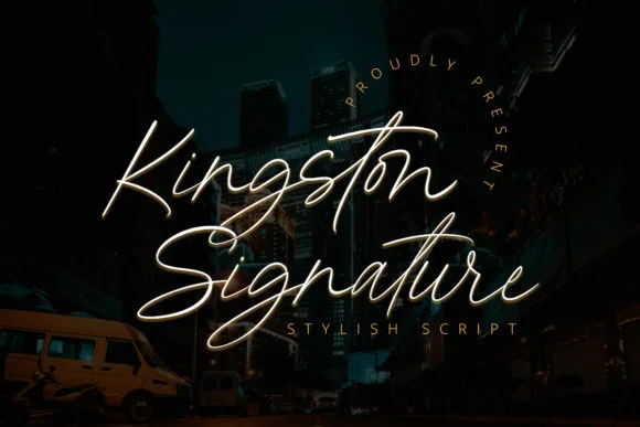 Kingston Signature Font by alpapranastudio — Script Handwritten Font