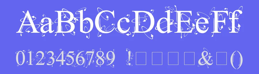 Kingthings Frontwards / Backwards by Kingthings — Decorative Font — thumbnail 3
