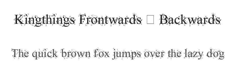 Kingthings Frontwards / Backwards