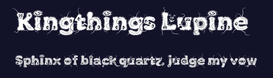 Kingthings Lupine by Kingthings — Decorative Font — thumbnail 2