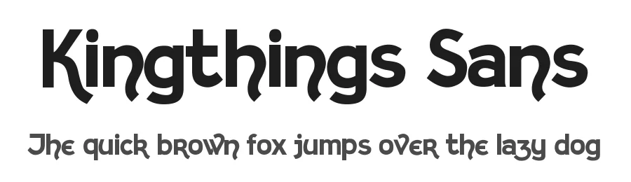 Kingthings Sans by Kingthings — Sans Serif Font