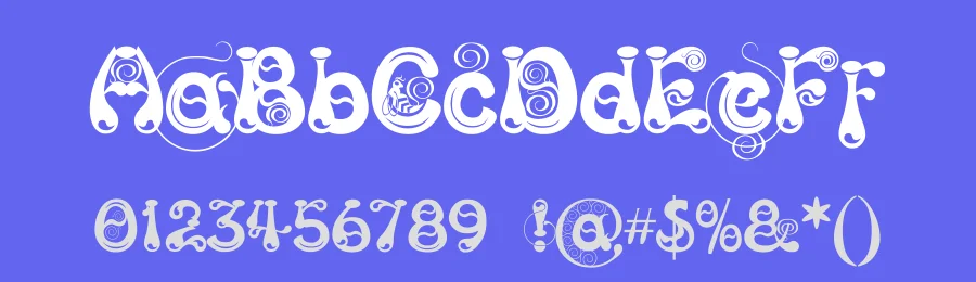 Kingthings Slipperylip by Kingthings — Decorative Font — thumbnail 3