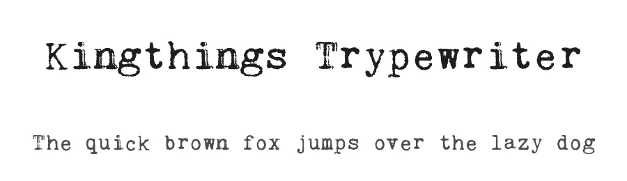 Kingthings Trypewriter