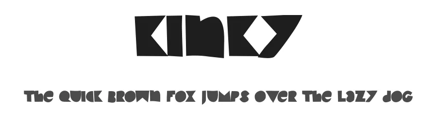 Kinky by Fabrice Bats — Decorative Font