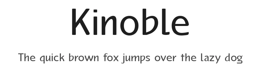 Kinoble by Jehoo Creative — Sans Serif Font