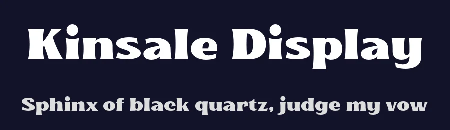 Kinsale Display by Twicolabs Fontdation — Sans Serif Font — thumbnail 2