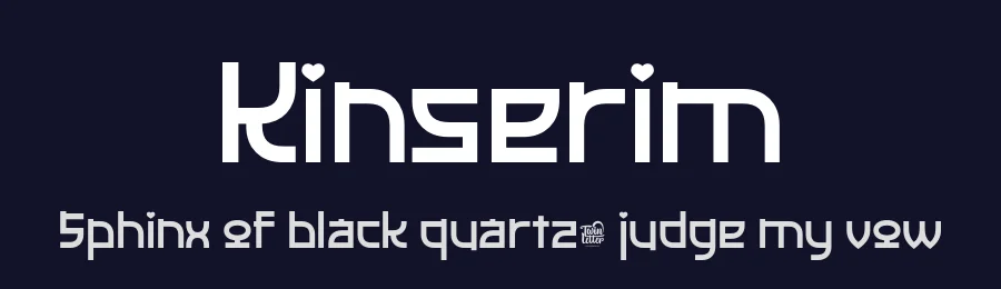 Kinserim by twinletter — Decorative Font — thumbnail 2