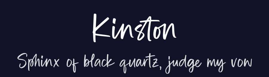 Kinston by Alpaprana Studio — Script Handwritten Font — thumbnail 2