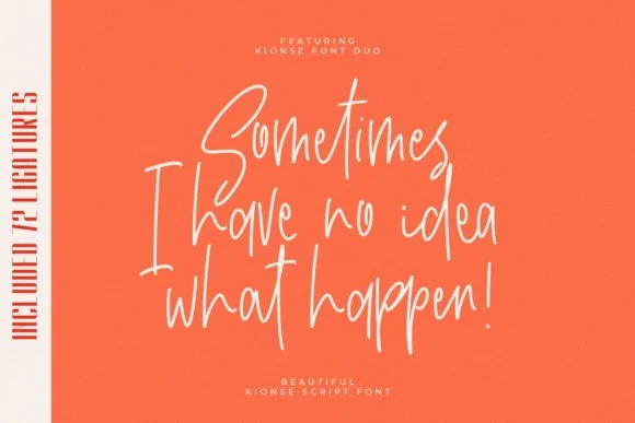 Kionsa Font by Graphicfresh — Script Handwritten Font — thumbnail 3