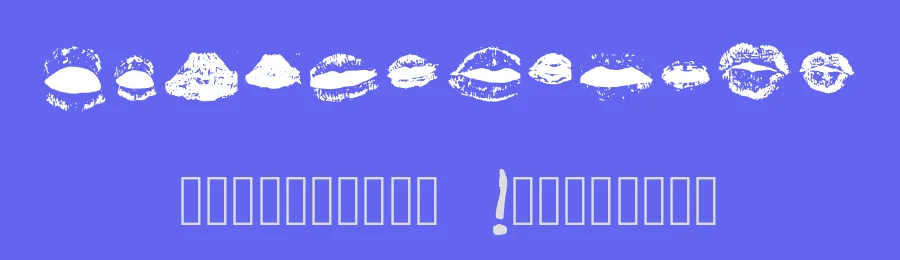 Kisstell by Julieta Toledo — Dingbats Font — thumbnail 3