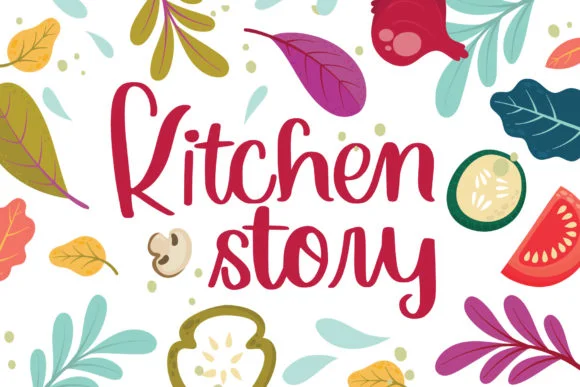 Kitchen Story Font by goodigital — Script Handwritten Font