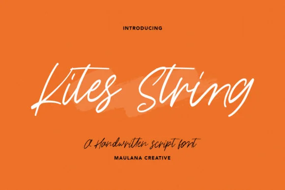 Kites String Font by Maulana Creative — Script Handwritten Font