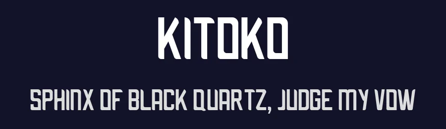 Kitoko by AukimVisuel — Sans Serif Font — thumbnail 2