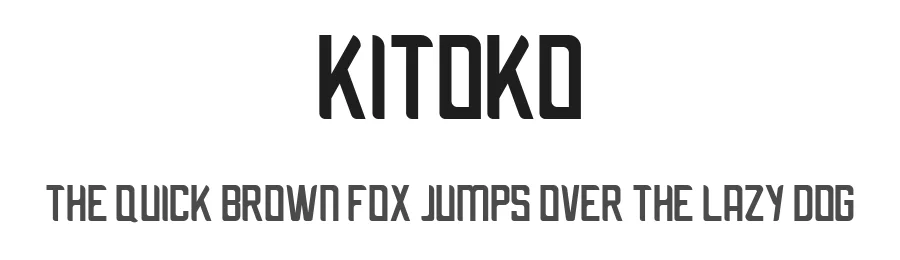 Kitoko by AukimVisuel — Sans Serif Font