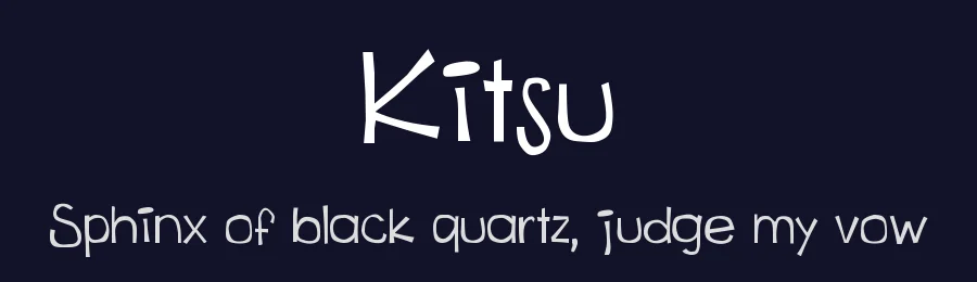 Kitsu by FM — Decorative Font — thumbnail 2