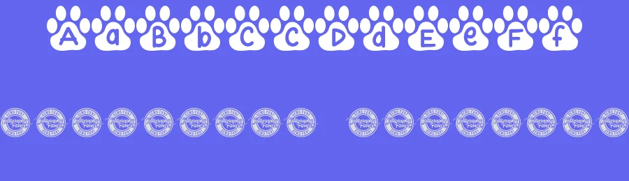 Kitty Paw by Calligraphy Fonts — Decorative Font — thumbnail 3
