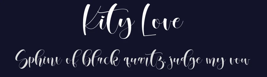 Kity Love by Gilar Studio — Script Handwritten Font — thumbnail 2
