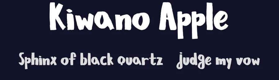 Kiwano Apple by Leonard Posavec - LeoSupply.co — Decorative Font — thumbnail 2
