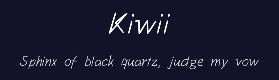 Kiwii by Alice Kiwi — Script Handwritten Font — thumbnail 2