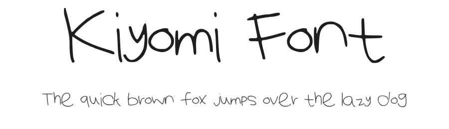 Kiyomi Font