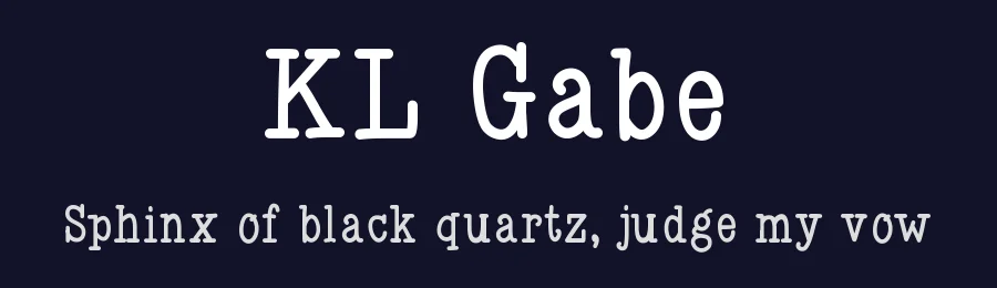 KL Gabe by Kitaleigh Boutique — Decorative Font — thumbnail 2