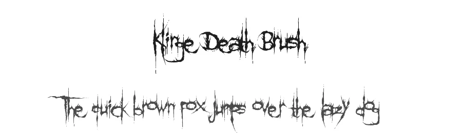 Klinge Death Brush