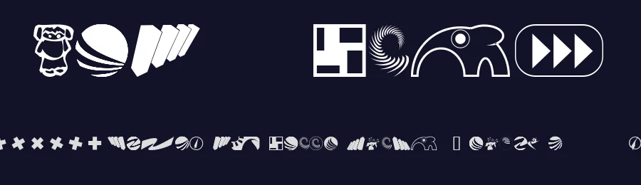 Klozzbats by Helge Barske — Dingbats Font — thumbnail 2