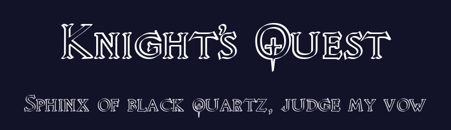 Knight's Quest by GemFonts / Typotheticals — Blackletter Font — thumbnail 2