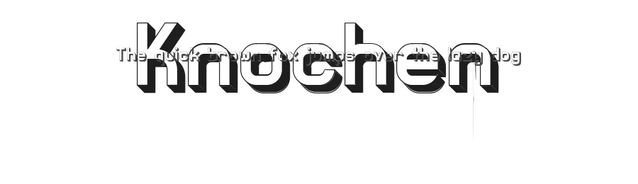 Knochen by Hayd N — Sans Serif Font