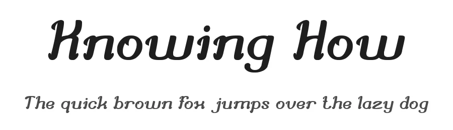Knowing How
