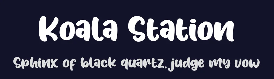 Koala Station by Madatype Studio — Decorative Font — thumbnail 2