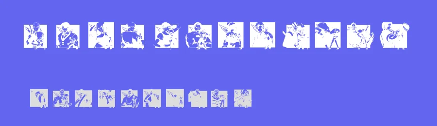 KOF Dingbats by Minea Nunes — Dingbats Font — thumbnail 3