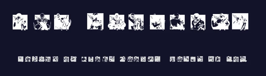 KOF Dingbats by Minea Nunes — Dingbats Font — thumbnail 2