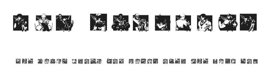 KOF Dingbats by Minea Nunes — Dingbats Font