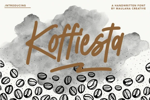 Koffiesta Font by Maulana Creative — Script Handwritten Font