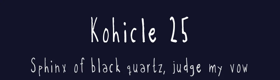 Kohicle 25 by Andreas — Script Handwritten Font — thumbnail 2