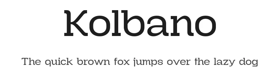 Kolbano by Jehoo Creative — Sans Serif Font