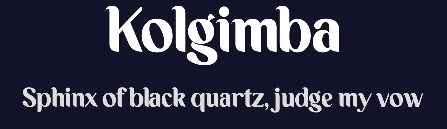 Kolgimba by Letterena Studios — Sans Serif Font — thumbnail 2