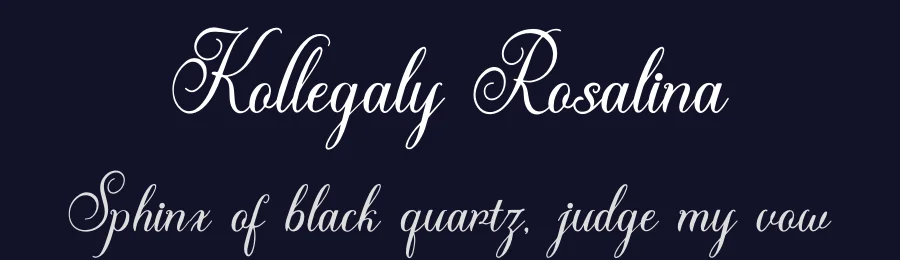 Kollegaly Rosalina by Denustudios — Script Handwritten Font — thumbnail 2