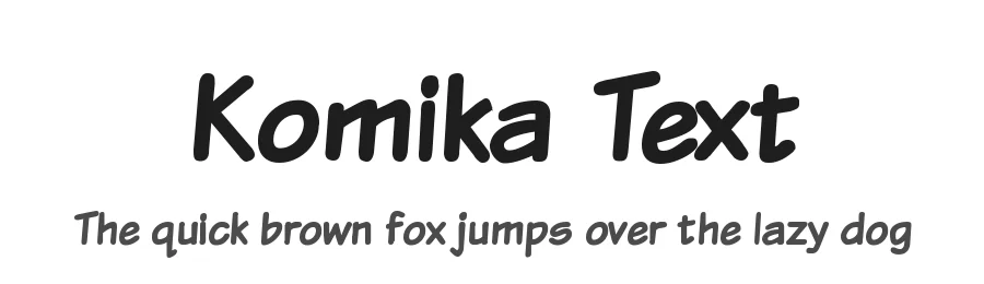 Komika Text