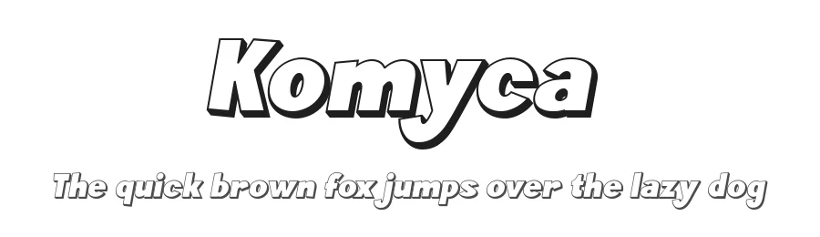 Komyca by Alit Design โ Decorative Font